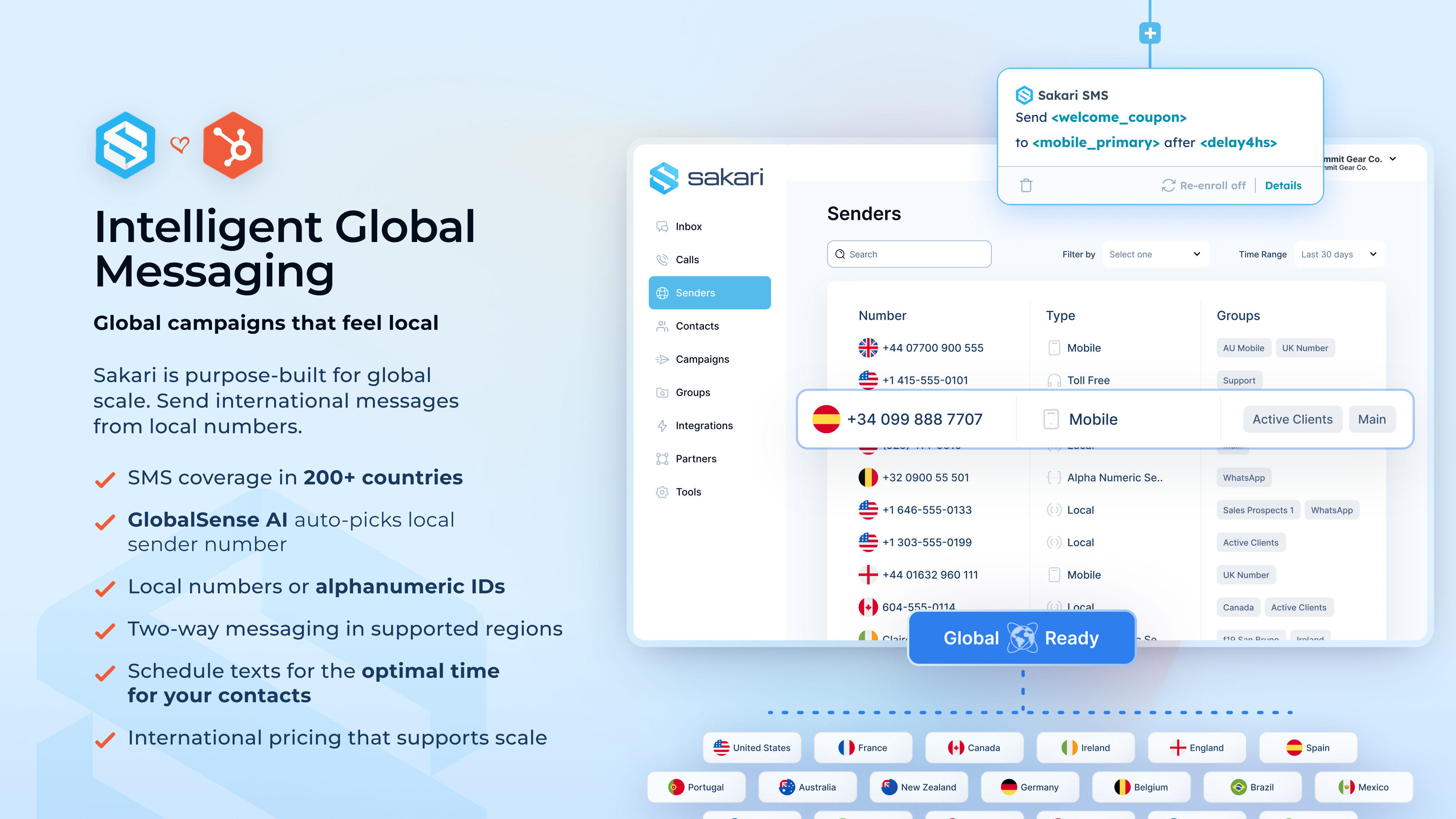 GlobalSense AI with Sakari